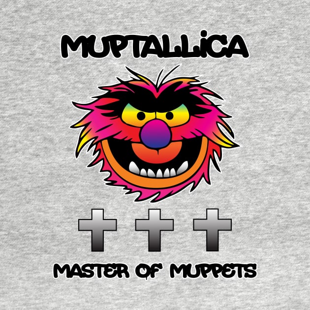 Muptallica muster of Muppets by Hunter